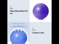 ISO Multifunctional Yoga Ball For Back Pain Ultralight Inflatable