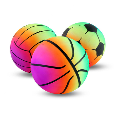 Arco-íris unisex Toy Ball Set inflável do esporte da criança com bomba