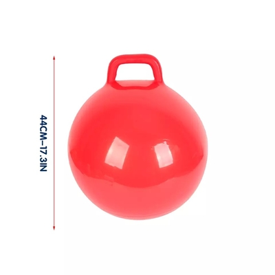 Os adultos equilibram Pogo que salta o jogo das crianças de Lolo Ball Bouncy Hopping For