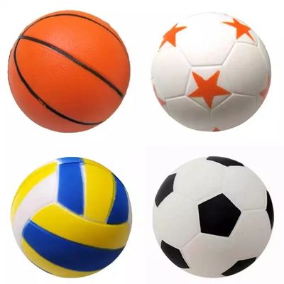 Bola de espuma PU personalizada, bola anti-estresse de alívio de pressão com logotipo