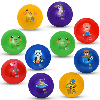 PVC Antiburst bola inflável de 5 polegadas, bola de campo de jogos pequena ultraleve