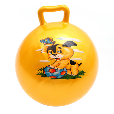 Os funis Bouncy das crianças portáteis do PVC, bola não tóxica da lupulagem com punho