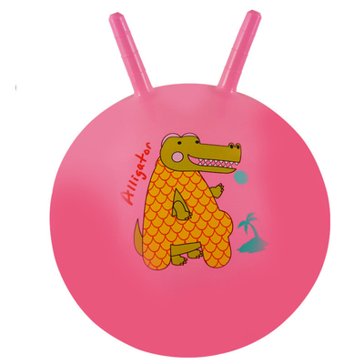ROHS engrossou as bolas Bouncy grandes de borracha com punhos Antiburst
