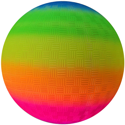 Bola de campo de jogos Nontoxic do arco-íris de Antiburst, bola de borracha multifuncional do jogo