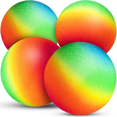 6&quot; arco-íris inflável Bouncy ultraleve da bola de campo de jogos não tóxico
