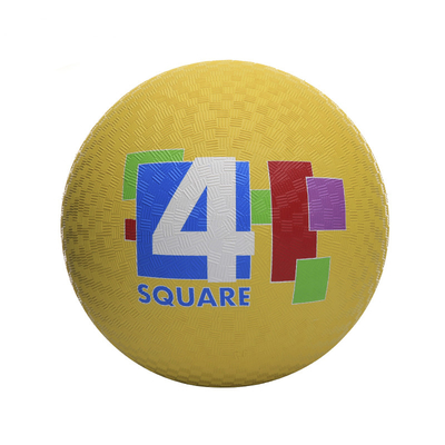 Bola Bouncy de borracha natural antiusura, 8,5 polegadas multifuncional Dodgeball