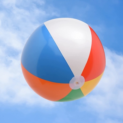 A bola de praia impressa feita sob encomenda Nontoxic do PVC engrossou reusável para crianças