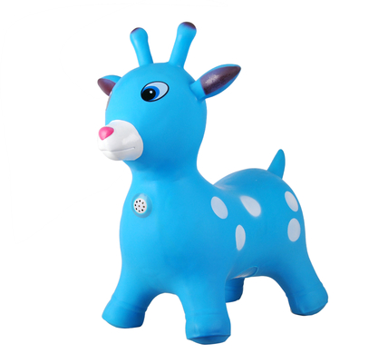 Anti deslizar inflável de 6 animais Bouncy do funil do girafa da polegada