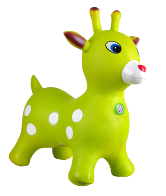 Anti deslizar inflável de 6 animais Bouncy do funil do girafa da polegada