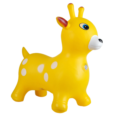 Anti deslizar inflável de 6 animais Bouncy do funil do girafa da polegada