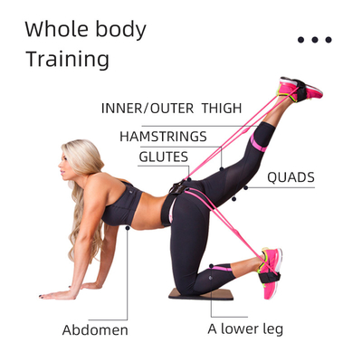 Inodoro ultraleve da faixa multifuncional da resistência de laço para Glutes mais grande