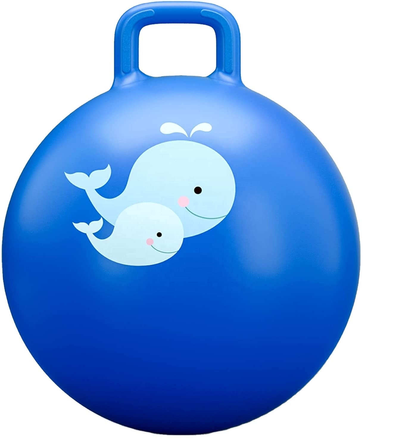 Os funis Bouncy das crianças portáteis do PVC, bola não tóxica da lupulagem com punho