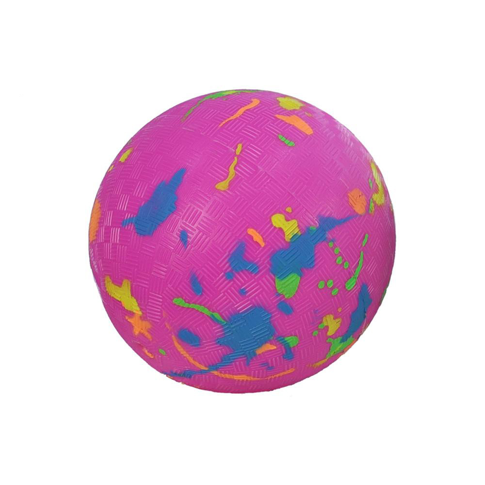 Bola de campo de jogos de borracha antiusura inodora, bola de campo de jogos cor-de-rosa de múltiplos propósitos