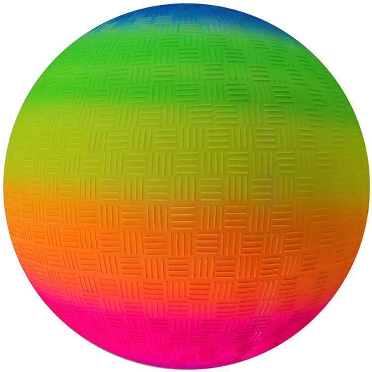 Bola de campo de jogos Nontoxic do arco-íris de Antiburst, bola de borracha multifuncional do jogo