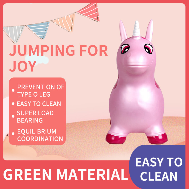 Função antiusura de Unicorn Inflatable Animal Bouncer Multi insípido