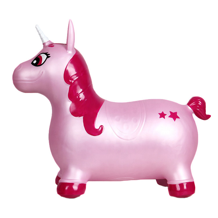Rosa Nontoxic Unicorn Inflatable Animal Bouncer Waterproof Ecofriendly